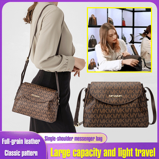 Sac bandoulière en cuir souple