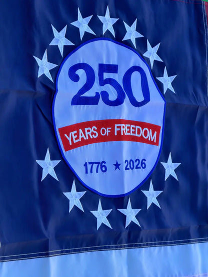 250th Anniversary USA Commemorative Flag (3x5 Ft),Double-sided mirror embroidery 3-Day Shipping